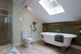 Characterful bathroom and cloakroom in Grade II listed home Project image