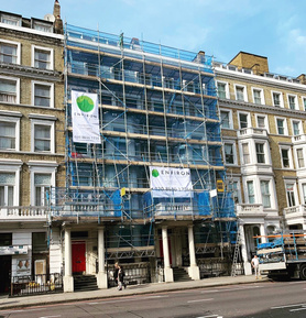 Full period building restoration to front elevation of a residence in South Kensington, London Project image