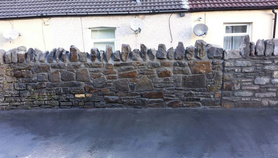 Stone wall rebuild Project image