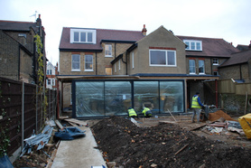 New side and rear extension; loft conversion; refurbishment and internal alteration to use as one dwelling Project image