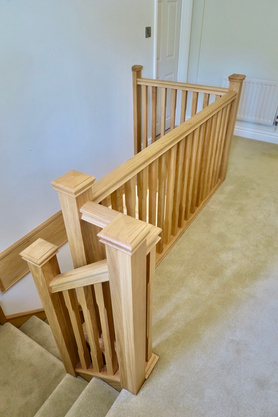 Modern Oak Staircase Renovation  Project image