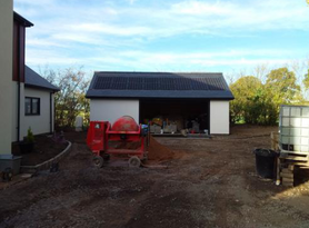 Double Garage, Drive way & Landscaping. Ongoing Project image