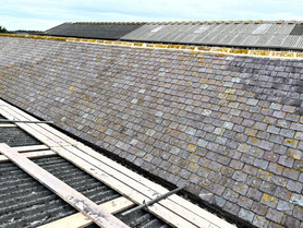 Slated Roof On Old Farm Building.  Project image