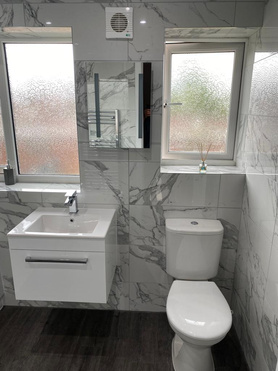 Separate Bathroom/Toilet Renovation. Project image
