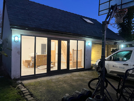 Garage conversion into gym and home office  Project image