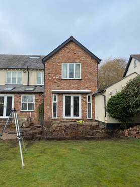 Rear extension, front porch and kitchen installation  Project image