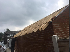 Traditional timber roof with concrete roof tiles Project image