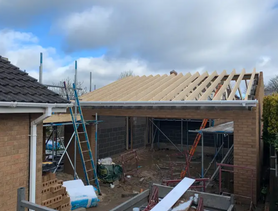New Timber Garage Roof Project image