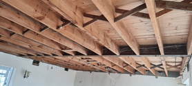Removal of oak ceiling beams Project image
