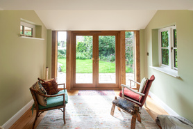 Oak frame wrap around extension Project image
