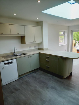 Nice extension and kitchen refurbishment nearly completed. Project image