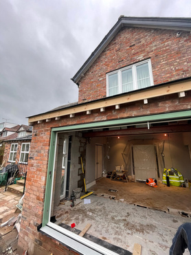 Rear extension, front porch and kitchen installation  Project image