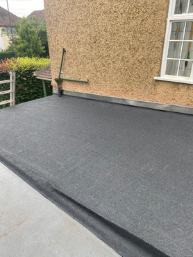 New flat roof installation on a Garage  Project image