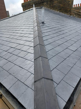 Replacement Slate Roof in Kilburn NW6 for private landlord. Project image