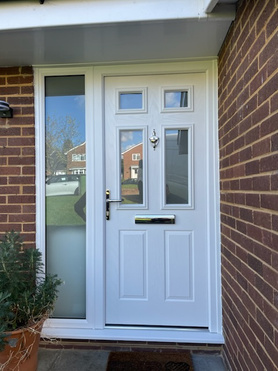 Composite door and sidelight  Project image