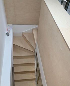 Modern Extension & Full Internal Refurbishment. Bespoke Kitchen & Staircase Project image