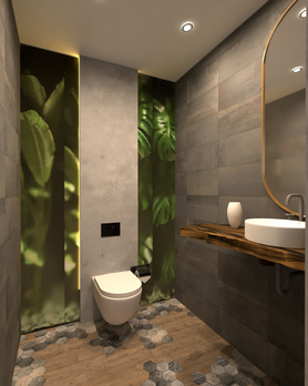 Commercial bathroom design Project image