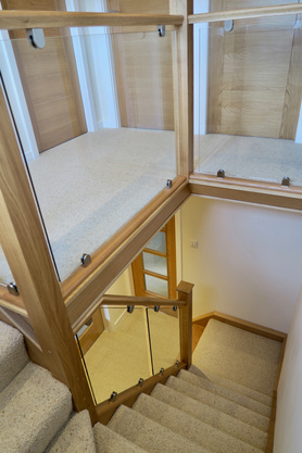 Oak and Glass Staircase Renovation, Hale, Cheshire Project image