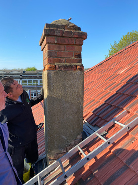 New roof + remove chimney stack.  Project image