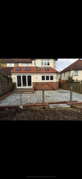 REAR EXTENSION AND PATIO WORKS IN CHISWELL GREEN  Project image