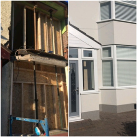 Structural Rebuild to Front of House Merseyside North West Project image