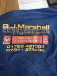 Logo of B J Marshall Construction Ltd