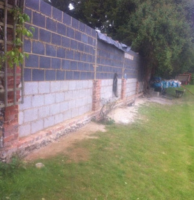 Wall Rebuild Project image