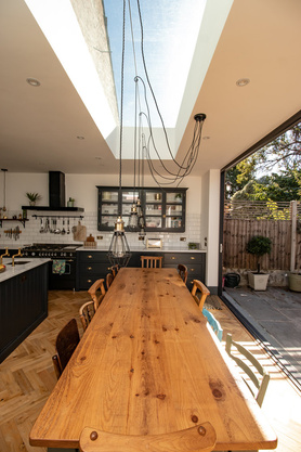 A wrap-around extension with a unique kitchen Project image