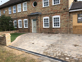GARAGE EXTENSION AND DRIVEWAY TO CONSERVATION PROPERTY WITH RECLAIMED BRICKS  Project image