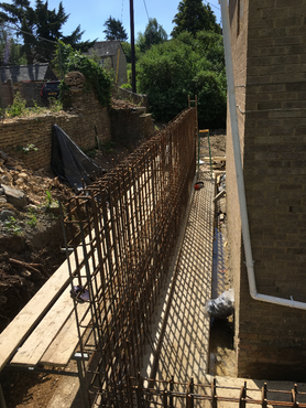  Reinforced concrete retaining wall Project image