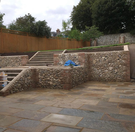 Hard landscaping, steps and retaining walls  Project image