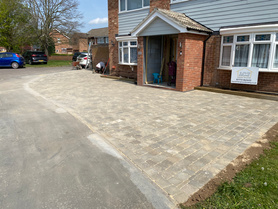 Front porch, driveway and external renovations.  Project image