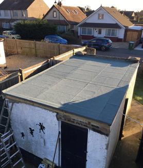 A recent flat roof completed Project image