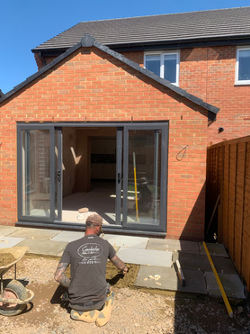 Rear Extension on New Build Property Project image
