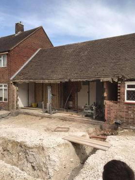 Single Storey Rear extension, Porch extension & conversion to office space Project image