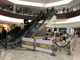 Cafe Tomeli's interior on a shopping center floor  Project image