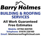 Logo of Barry Holmes Building & Roofing