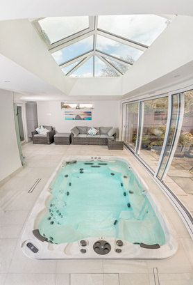 Bespoke extension to house a luxury swim spa Project image