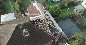 Complex roof design completed in sidcup. Project image