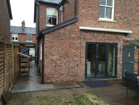 Rear side extension built in Wilmslow Project image