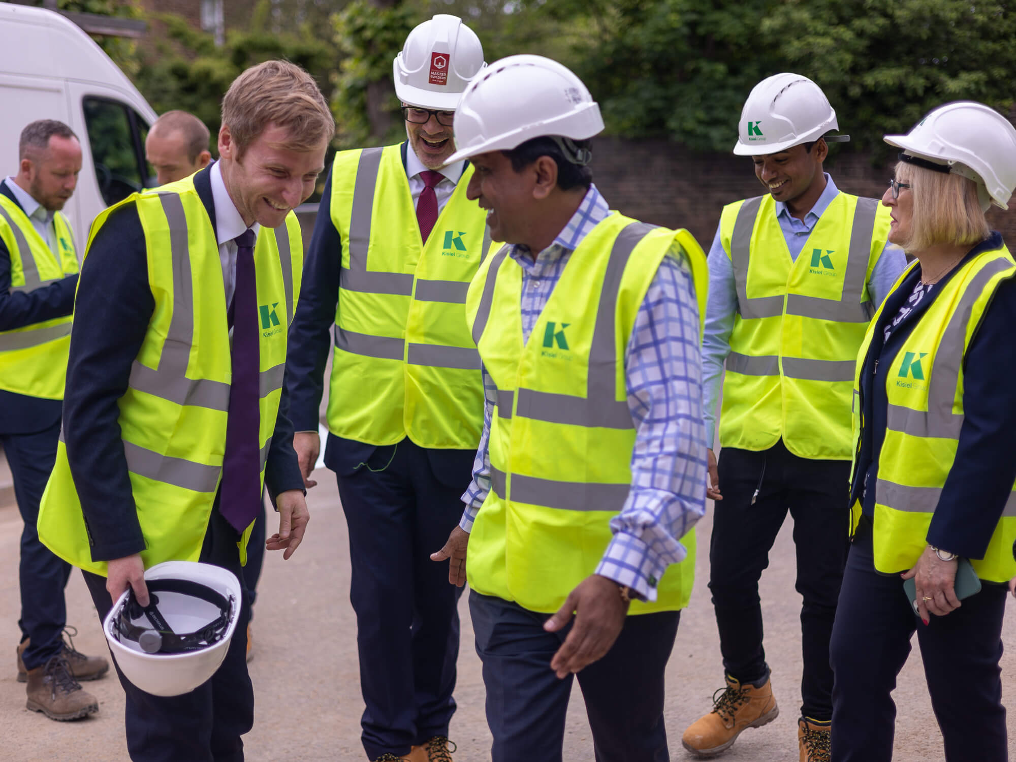 Construction Minister Lee Rowley MP site visit, Kisel Ltd, London 5.jpg