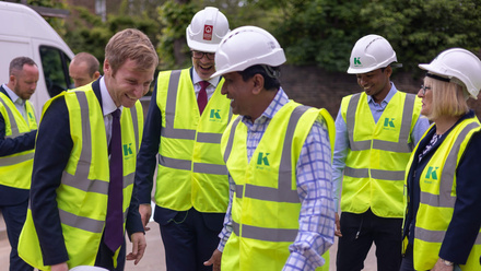 Construction Minister Lee Rowley MP site visit, Kisel Ltd, London 5.jpg