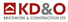 Logo of K D & O Brickwork & Construction Ltd
