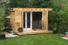 Garden office built in Cheadle Hulme Project image