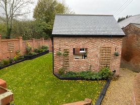 Garden wall, landscaping and Annex/Gym Project image