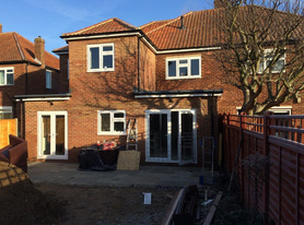 Byfleet 2 storey extension + kitchen extension Project image