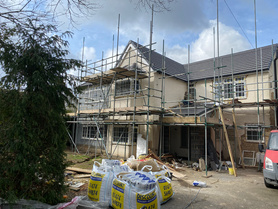 double storey side extension with porch Project image