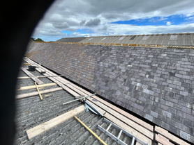 Slated Roof On Old Farm Building.  Project image