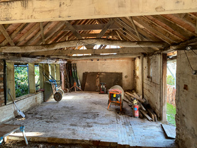 Renovation to outbuilding to create peaceful Art Studio & Storage Area Project image