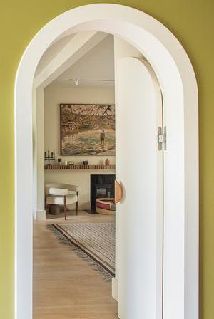 Green hallway by Hawksmoor Construction Ltd